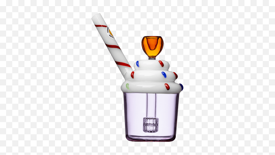 Goody Glass - Hemper Emoji,Cup With Straw Emoji