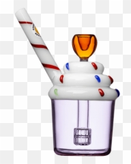 Goody Glass - Hemper Emoji,Cup With Straw Emoji