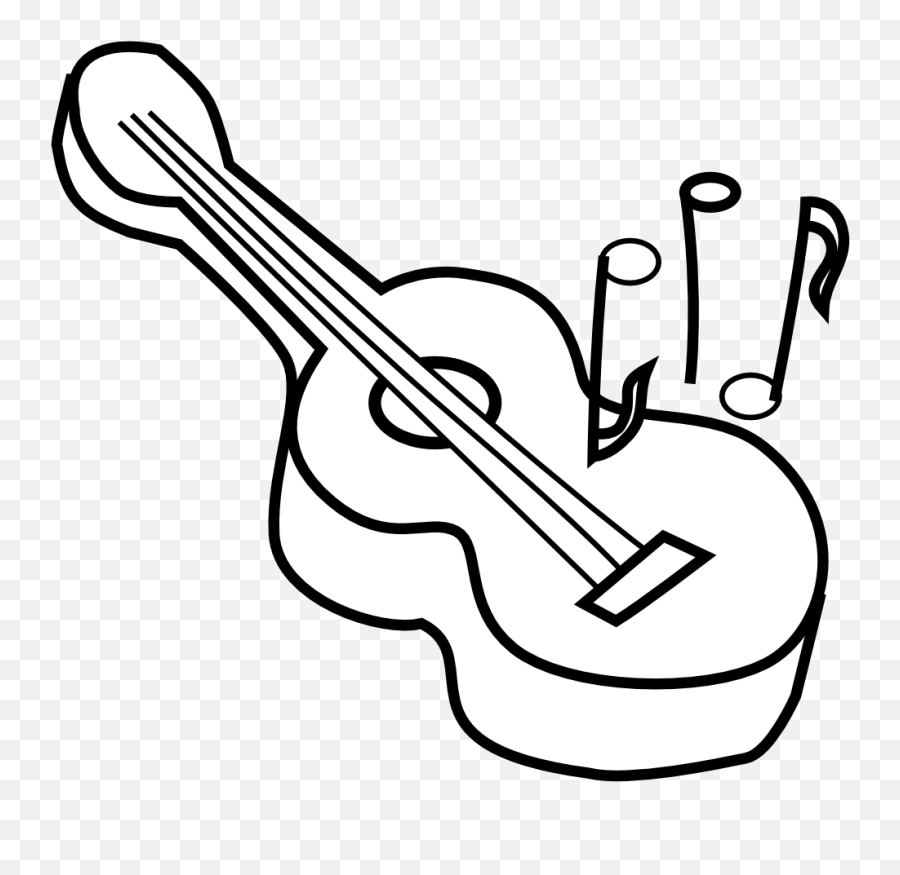 Wing Clipart Guitar Wing Guitar Transparent Free For - Play The Guitar Clipart Black And White Emoji,Sweet Emotion Guitar