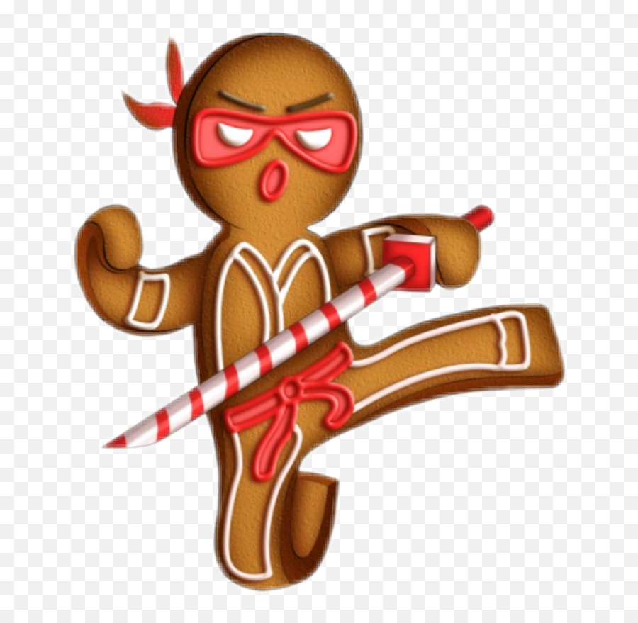 Ninja Clipart Gingerbread Ninja Gingerbread Transparent - Fictional Character Emoji,Ninja Emoji Gif