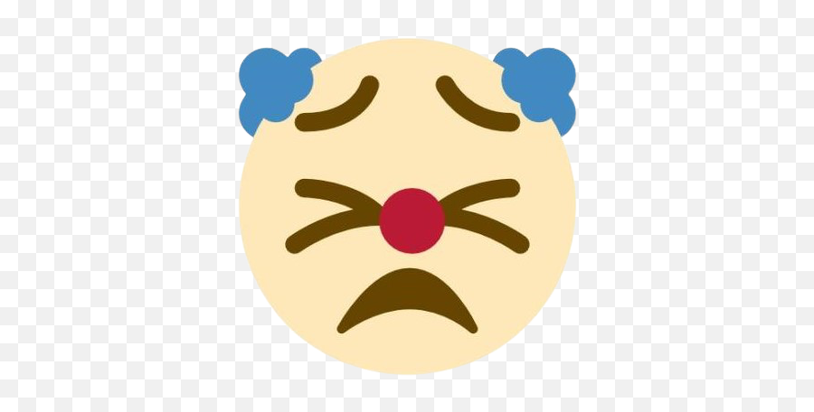 What Is The Clown Emoji Meme - Happy,Sad Emoji Sticker