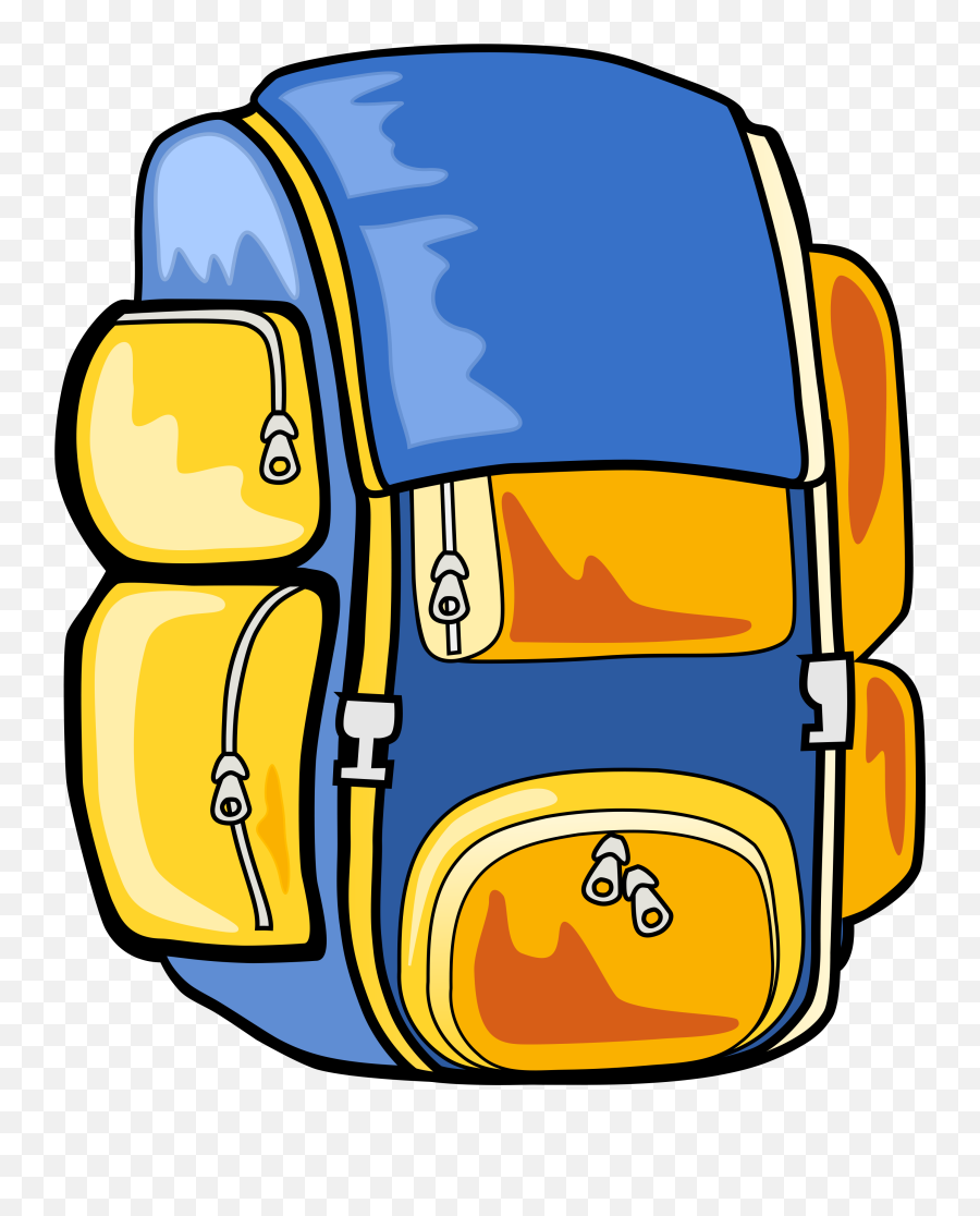 Free Books In Backpack Clipart Free - Backpack Clip Art Emoji,Books And Bag Emoji