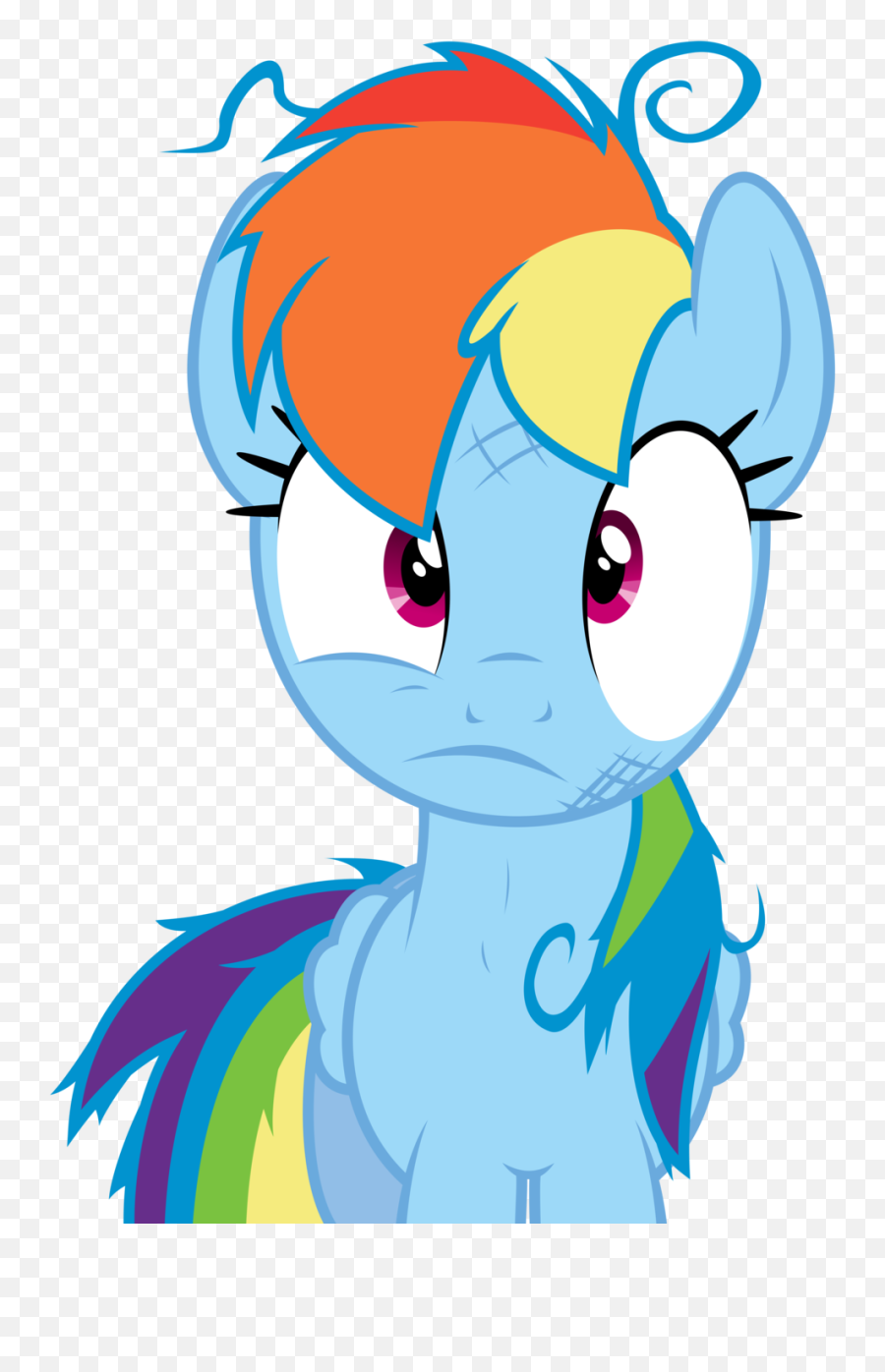 Crazy Clipart Rainbow Hair Picture 830531 Crazy Clipart - Mlp Rainbow Dash Messy Emoji,Rainbow Dash Emoji