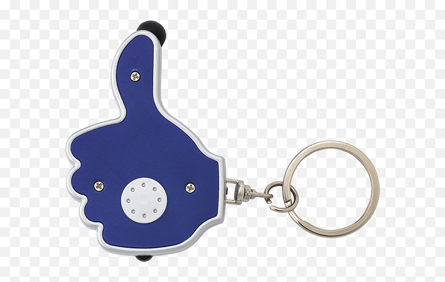 3 In 1 Thumbs Up Keychain With Stylus - Keychain Emoji,Emoji Keychain