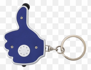3 In 1 Thumbs Up Keychain With Stylus - Keychain Emoji,Emoji Keychain