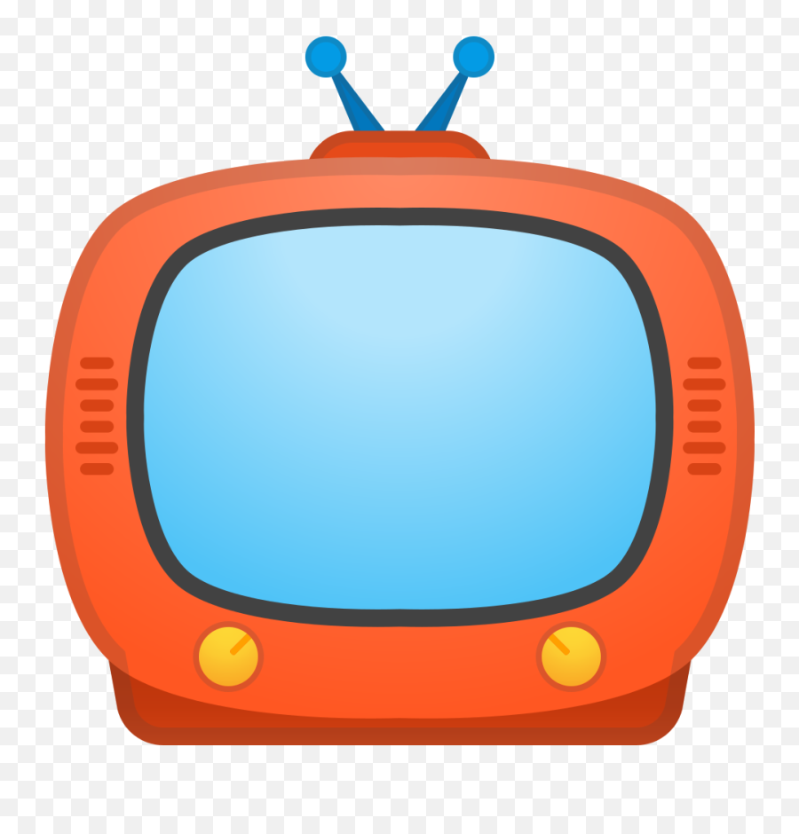 Television Clipart Circle Object - Red Tv Emoji,Inanimate Object Emoji