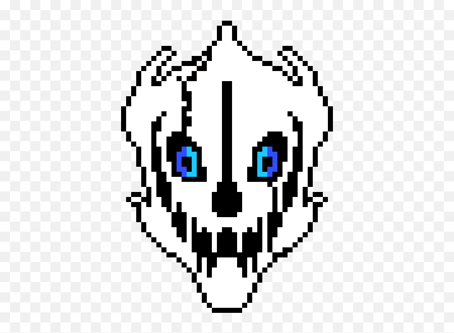 Pixel Art Gallery - Gaster Blaster Png Emoji,Gaster Blaster Emoji