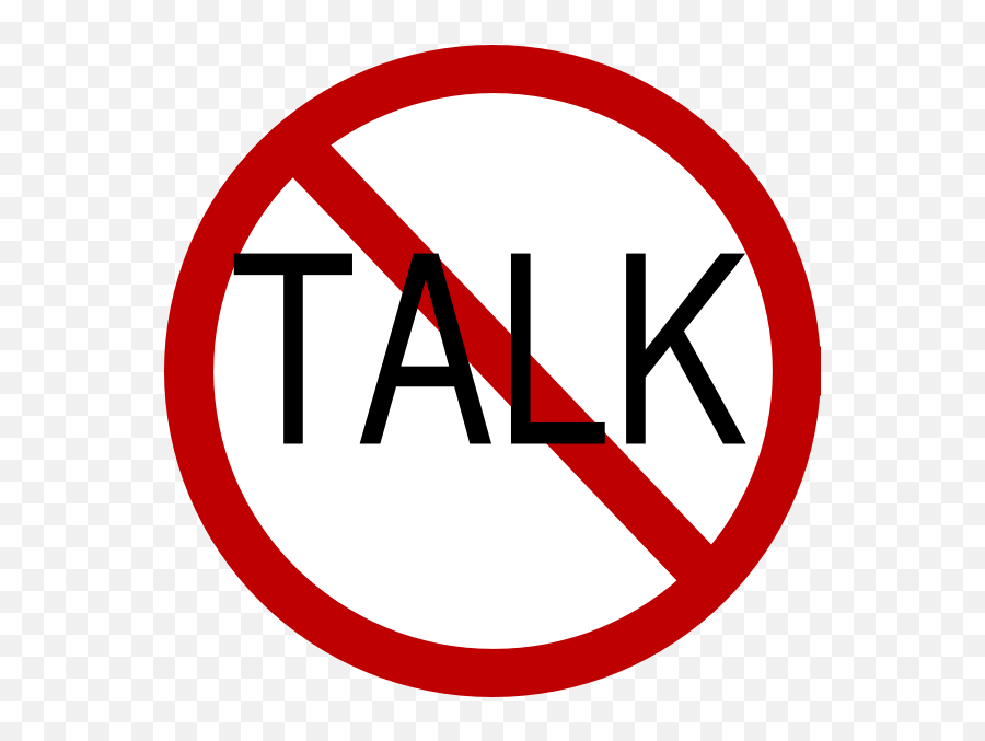 No Talking In Class Clipart - Don T Talk Png Emoji,No Talking Emoji