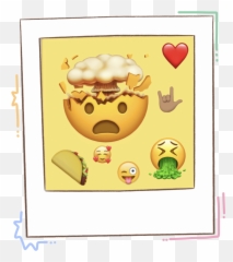 Familia De Palabras Con Emojis - Mind Blown Emoji,Pastel De Los Emoji