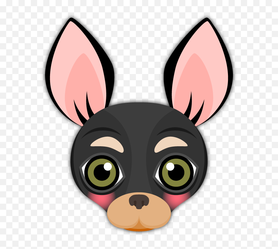 Pin On Chihuachualove - Black Chihuahua Emoji,Peanut Emoji