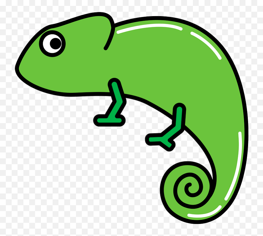 Chameleon Clipart - True Frog Emoji,Chameleon Emoji