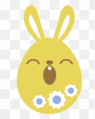 Sleepy Bunny Free Icon Of Easter Egg Bunny Icons - Emoji Easter Bunny Eggs,Bunny Emoticon