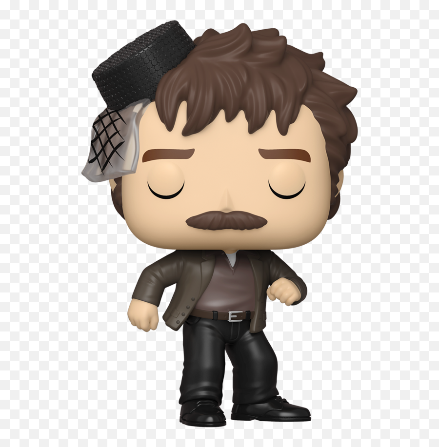 Ron Swanson - Drunk Ron Swanson Funko Pop Emoji,Ron Swanson Not Good Emotions