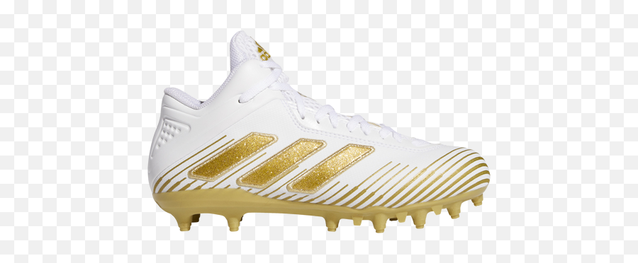 Buy Adidas White And Gold Cleats Cheap Online - Adidas Football Cleats Youth Emoji,Adidas Football Cleats With Emojis