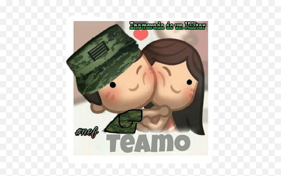 Enamorada De Un Militar - Desenhos De Amor Romanticos Emoji,Dibujos De Emojis Enamorados