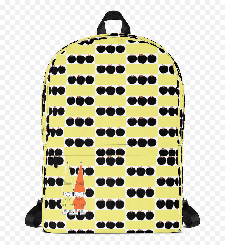 Button Popper Apple Boxes Backpack - Akili And Me Backpack Emoji,Emoji Knapsack Black