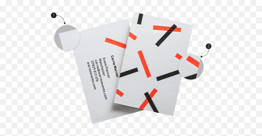 Letterpress Business Cards Debossed Business Cards Moo Us - Dot Emoji,Patterning With Emotion Cards