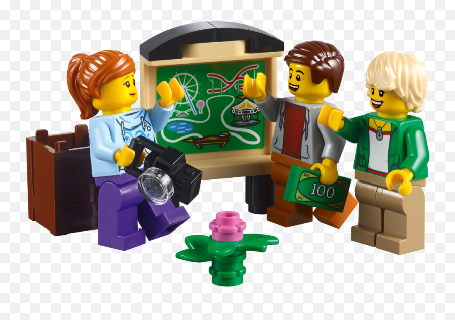 Lego Unveils Massive 10261 Creator Expert Roller Coaster - Lego Creator Roller Coaster Back Emoji,Lego Minifigure Emotions