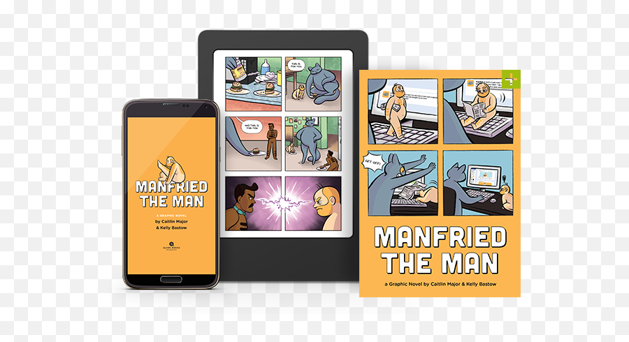 Manfried The Man - Smart Device Emoji,Graphic Novel Page Layout To Convey Emotion