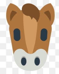 Horse Face Emoji - Horse Face Emoji,Pony Emoji