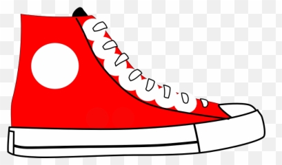 80s Clipart High Top Sneaker 80s - Clip Art Pete The Cat Shoe Emoji,Emoji High Top Sneakers