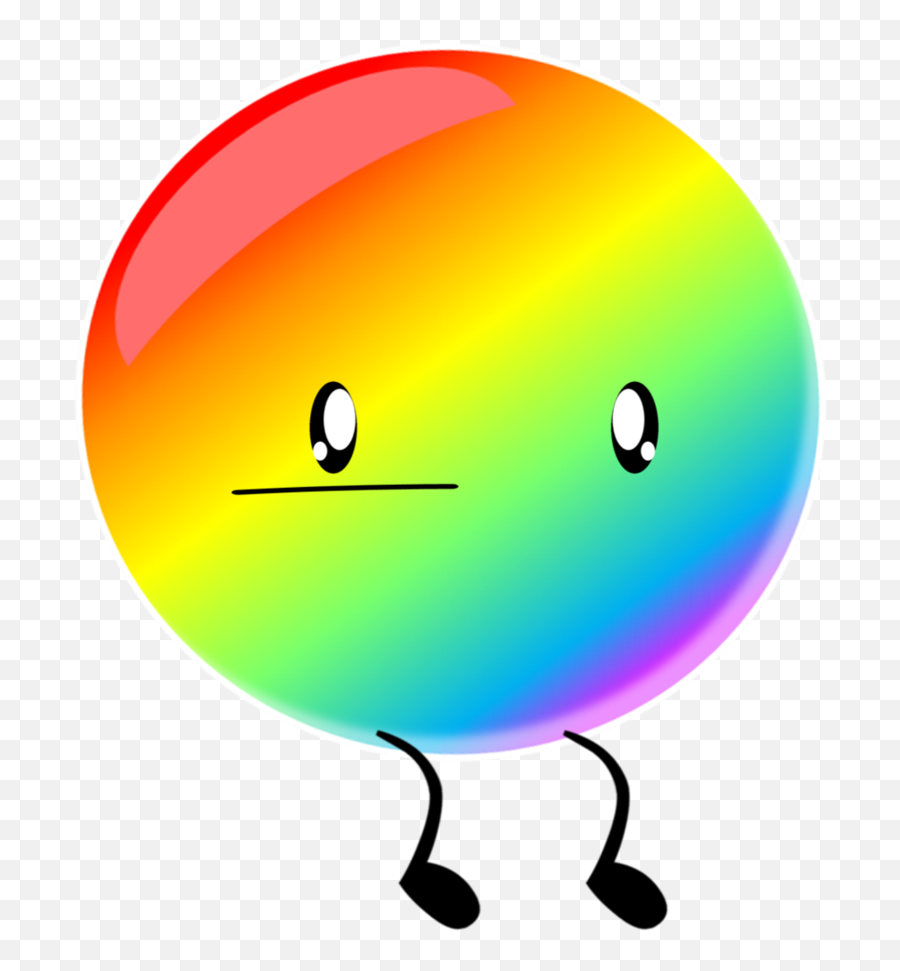 Paintball Clipart Colorful Paintball - Rainbow Ball Bfdi Emoji,Paintball Emoji