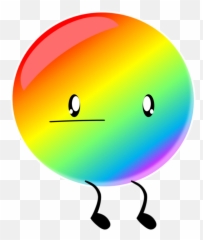 Paintball Clipart Colorful Paintball - Rainbow Ball Bfdi Emoji,Paintball Emoji