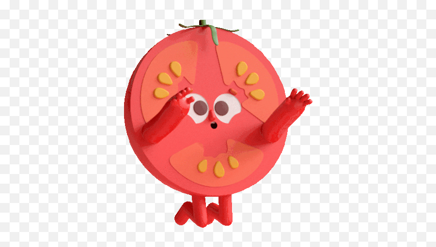 Tomato Pleads On Itu0027s Knees Sticker - The Other Half Tomato Emoji,Begging For Love Emoji