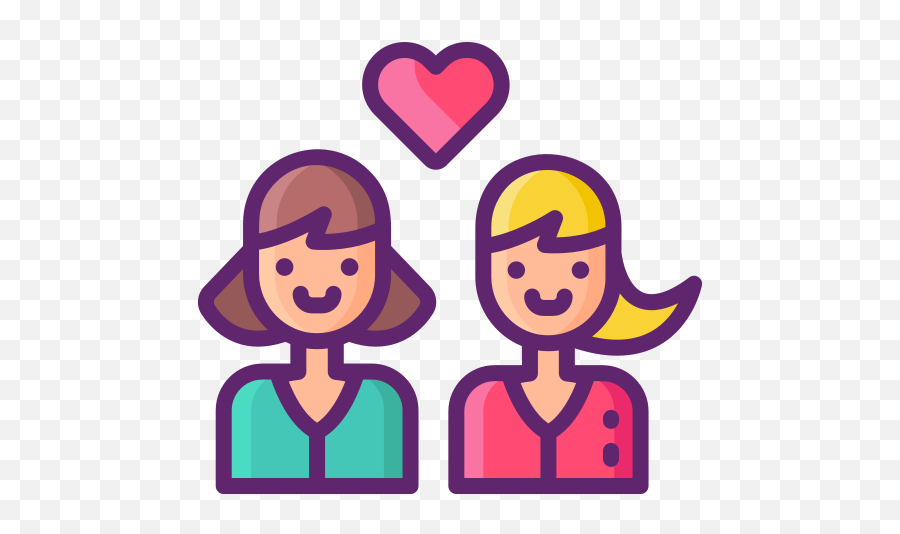 Lesbian - Free Shapes And Symbols Icons Emoji,What Is The Lesbian Emoji
