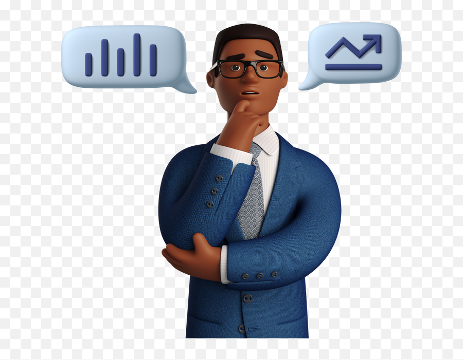 Business Statistics Illustration In Png Svg Emoji,Flying Business Man Emoji