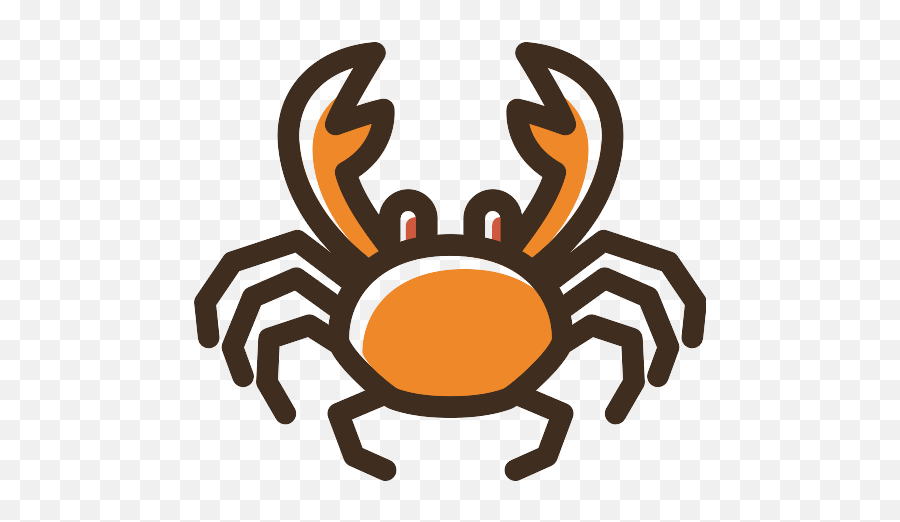 Crab Vector Svg Icon 59 - Png Repo Free Png Icons Krebs Icon Emoji,Crab Emoticon