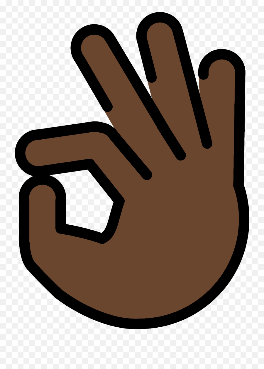 Ok Hand Emoji Clipart - Scuba Diving Gestures,Ok Emoji Png