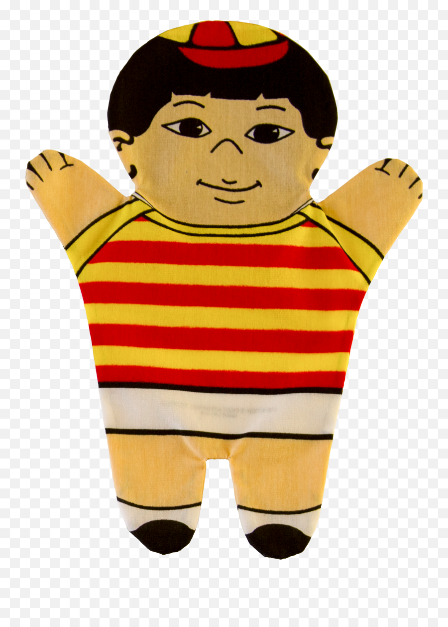 Little Boy Hand Puppet Front - Happy Emoji,Boy Emoji Clothes