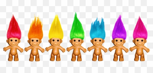Trolls Troll Rainbow Sticker - Fictional Character Emoji,Troll Doll Emoji