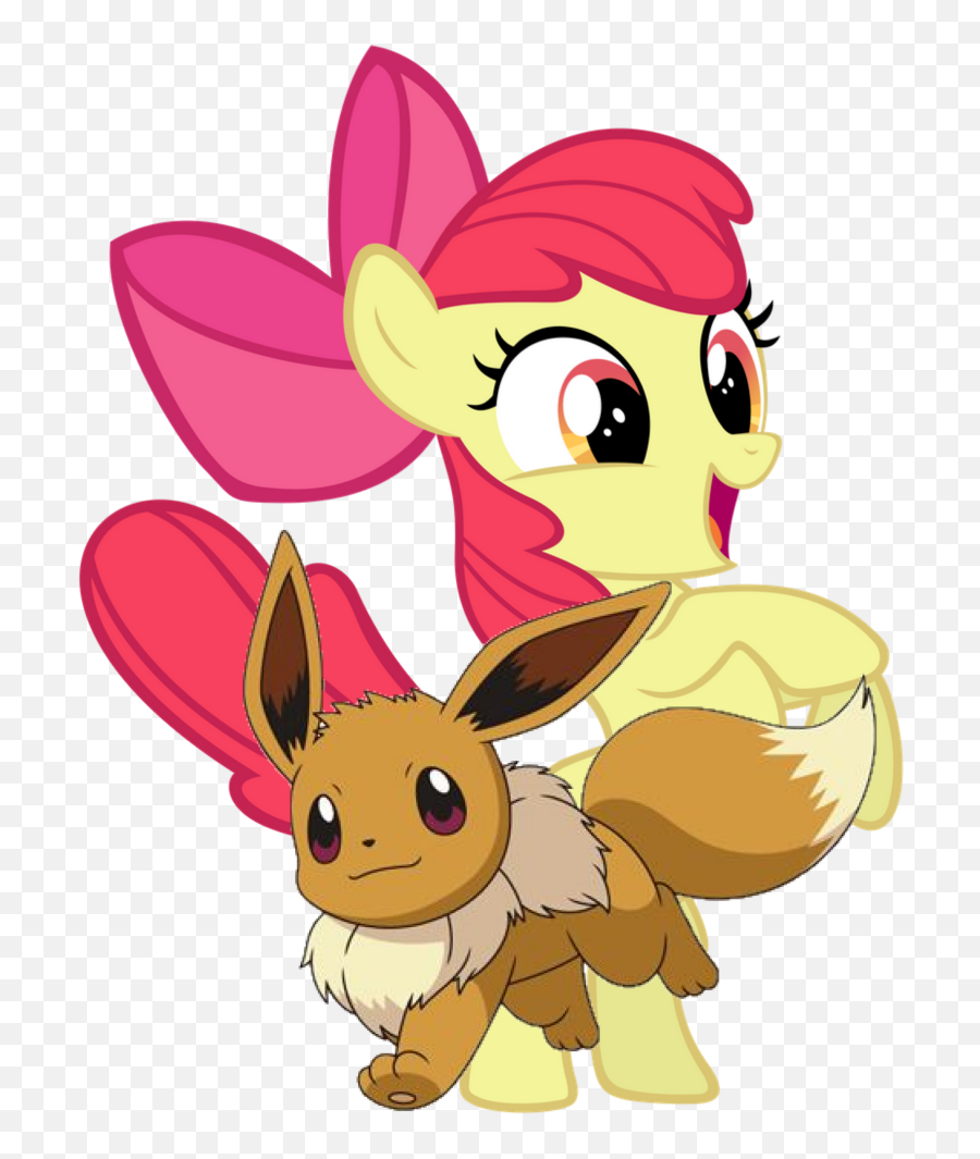 Time To Match Pokemon With Pony - Sugarcube Corner Mlp Forums Mlp Apple Bloom Emoji,Eevee Emoji