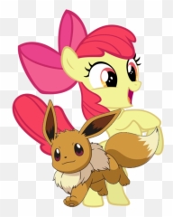 Time To Match Pokemon With Pony - Sugarcube Corner Mlp Forums Mlp Apple Bloom Emoji,Eevee Emoji