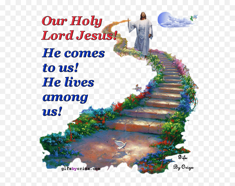 Jesus Christ Images - Stairway To Heaven Emoji,He Has Risen Emoji