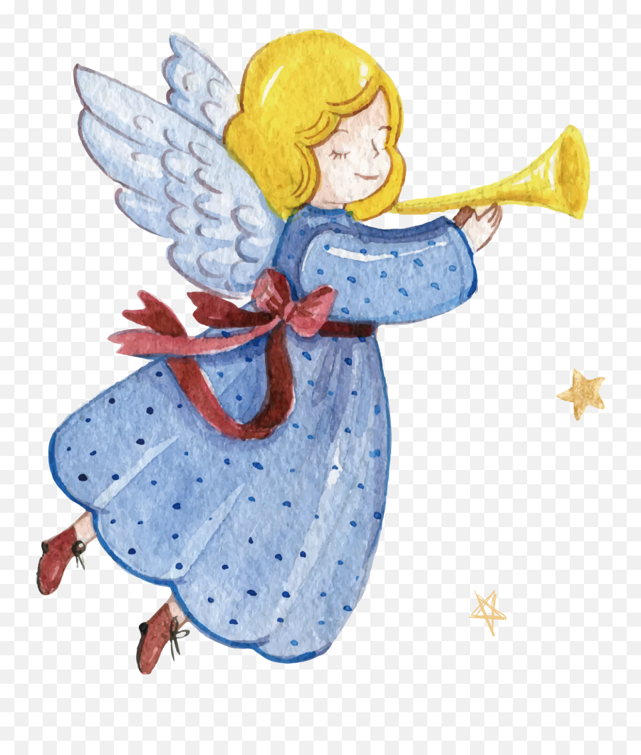 Angel Trumpet - Angel With Trumpet Png Emoji,John Cena Trumpet Emoji