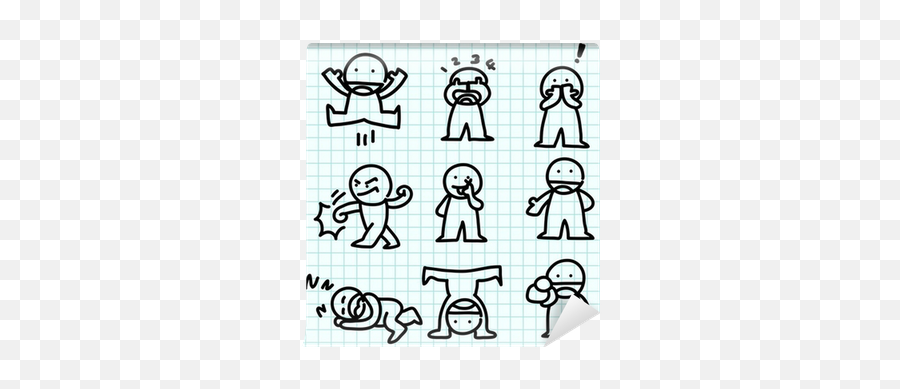 Graph Paper - Dibujos De Bebes Cuadriculados Emoji,Thank You Emotion Cartoon