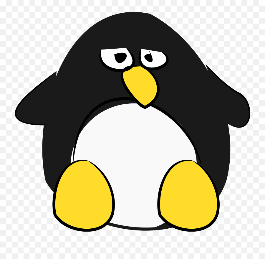 Sad Penguin Clipart Free Download Transparent Png Creazilla - Cartoon Sad Penguin Png Emoji,Depressed Cartoon Emojis