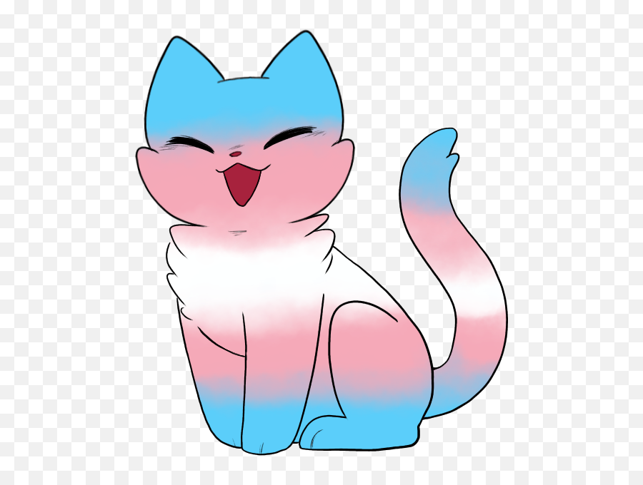 Lgbt - Pride Trans Art Cat Emoji,Meaning Of Emojis Almoadas