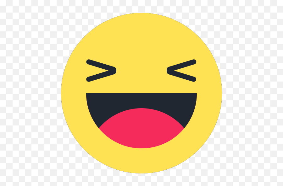 Laughing Emoji Emoticon Symbol - Fb Laugh Emoji Png,Laughinig Emoji