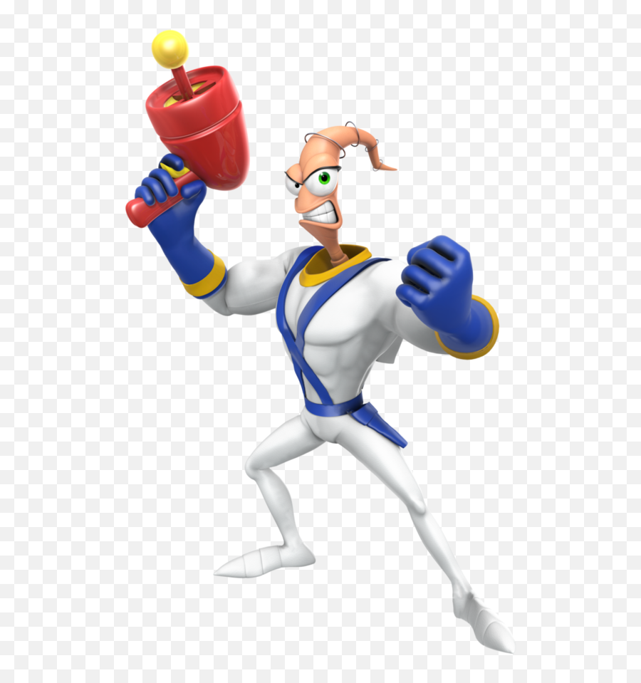 Smash Bros - Earthworm Jim Png Emoji,Earthwoprm Jim Emoticon