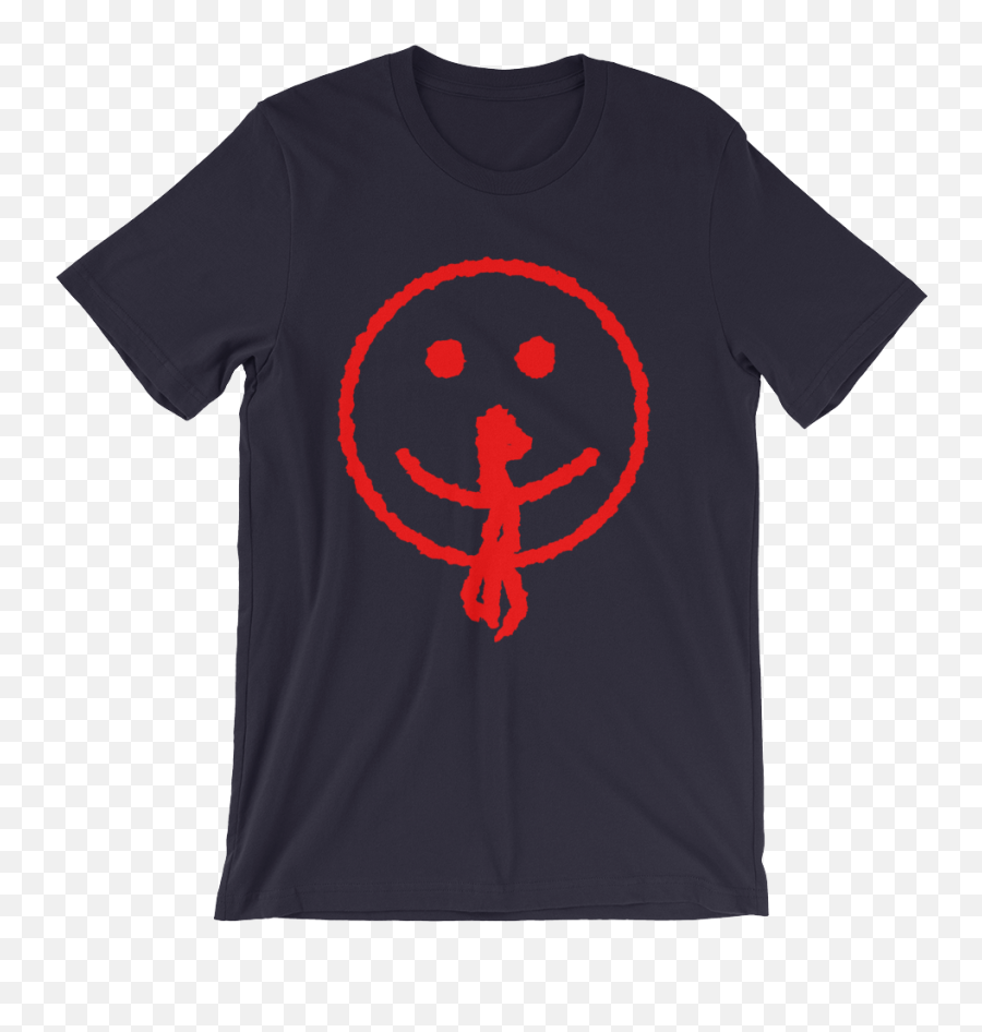 Bloody Nosed Smiley Face From Ahs Cult - Phenomenal Aj Styles T Shirt Emoji,Emoticon Bloody Nose