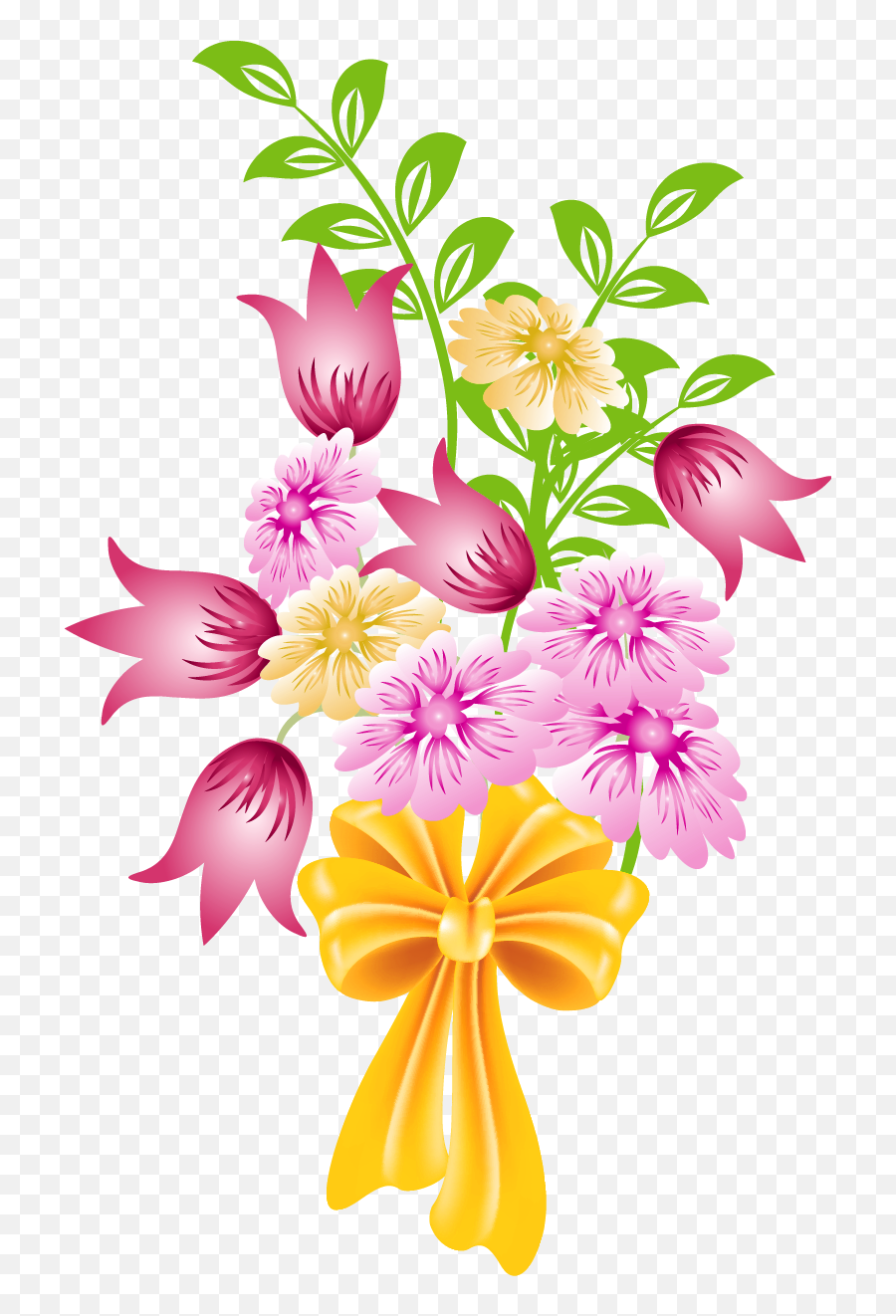Free Floral Bouquet Cliparts Download - Flowers Bunch Clip Art Emoji,Bouquet Of Flowers Emoticon