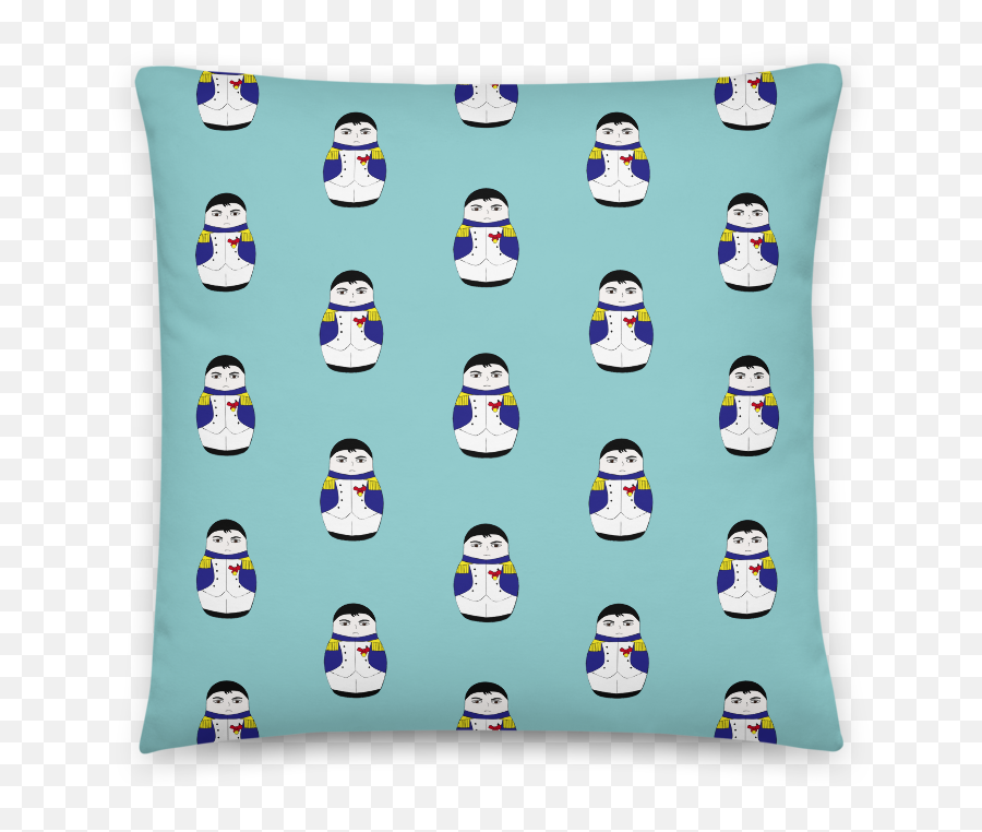 Napoleon Matryoshka Pattern Sofa Cushion - Fictional Character Emoji,B D Emoticon