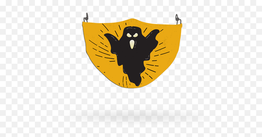 Halloween And Monster Face Coverings - Graveyard And Horror Language Emoji,Pumpkin Stencil Images Emoji