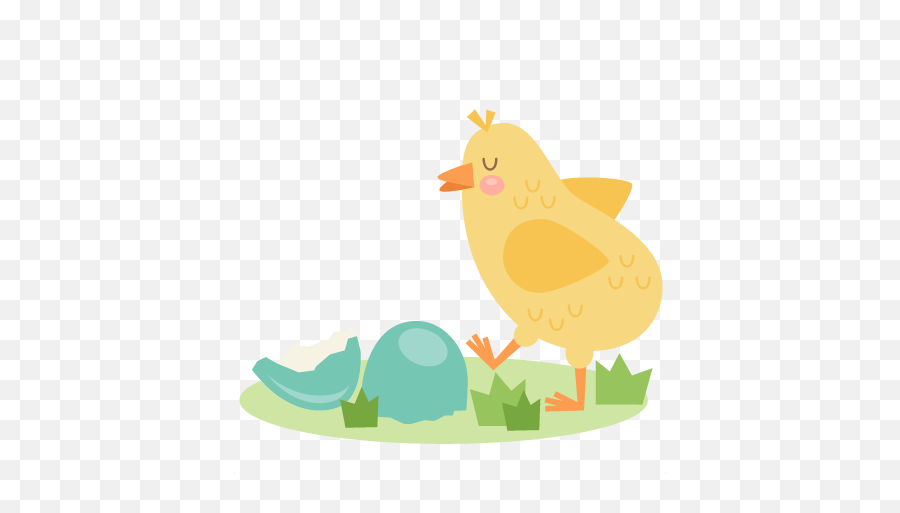 Baby Chicken Svg - Animal Figure Emoji,Spring Chick Emoji
