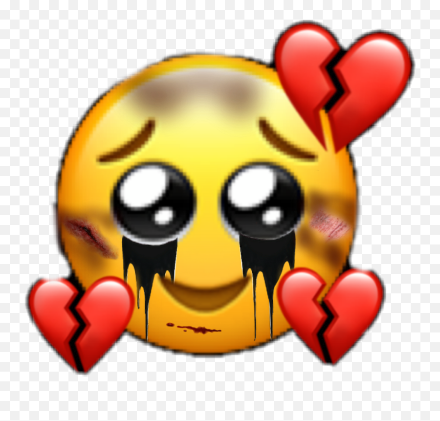 Sad Moretones Like Sticker - Happy Emoji,Chico Malo Emoticon