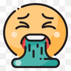 Vomiting - Free Smileys Icons Dot Emoji,Winking Face Emoji Vomiting